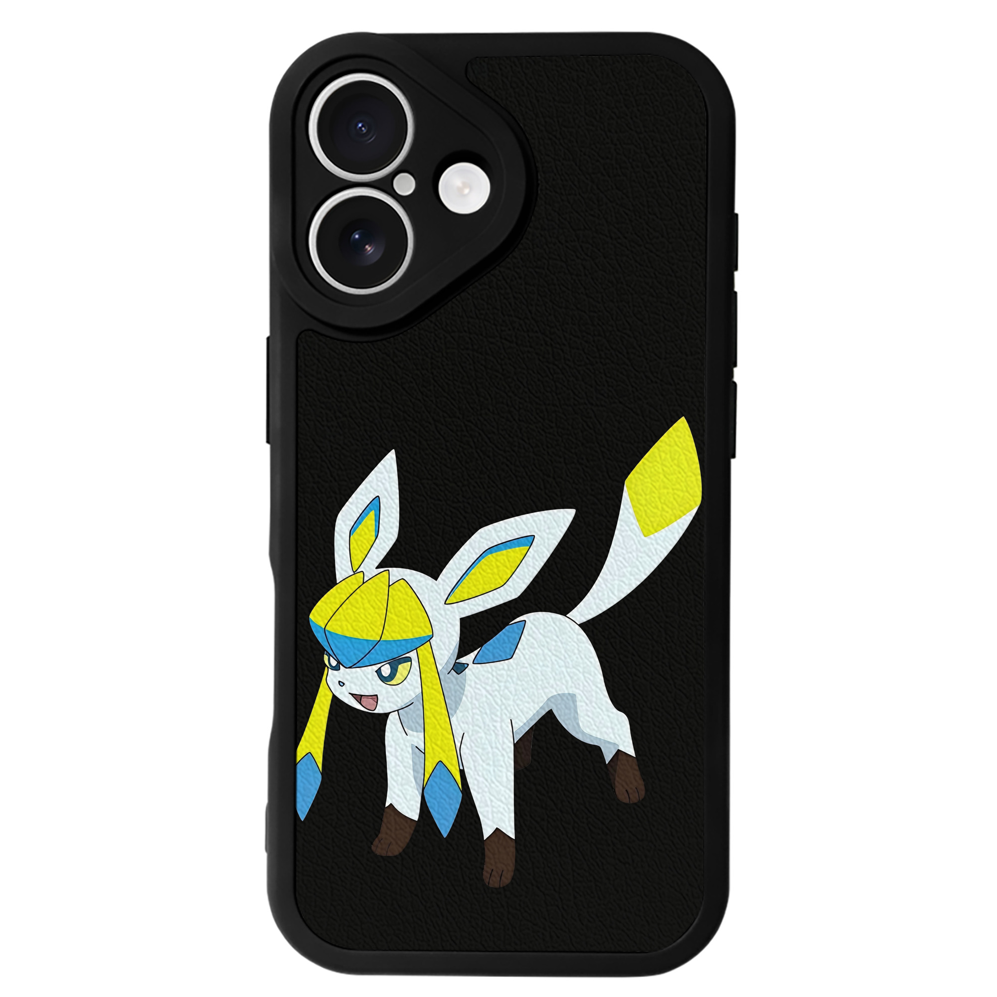 （画像用） Digimon デジタルモンスター/デジモン 【iPhone 16シリーズ対応】シリコンスマホケース（レザー調） 材質：シリコン